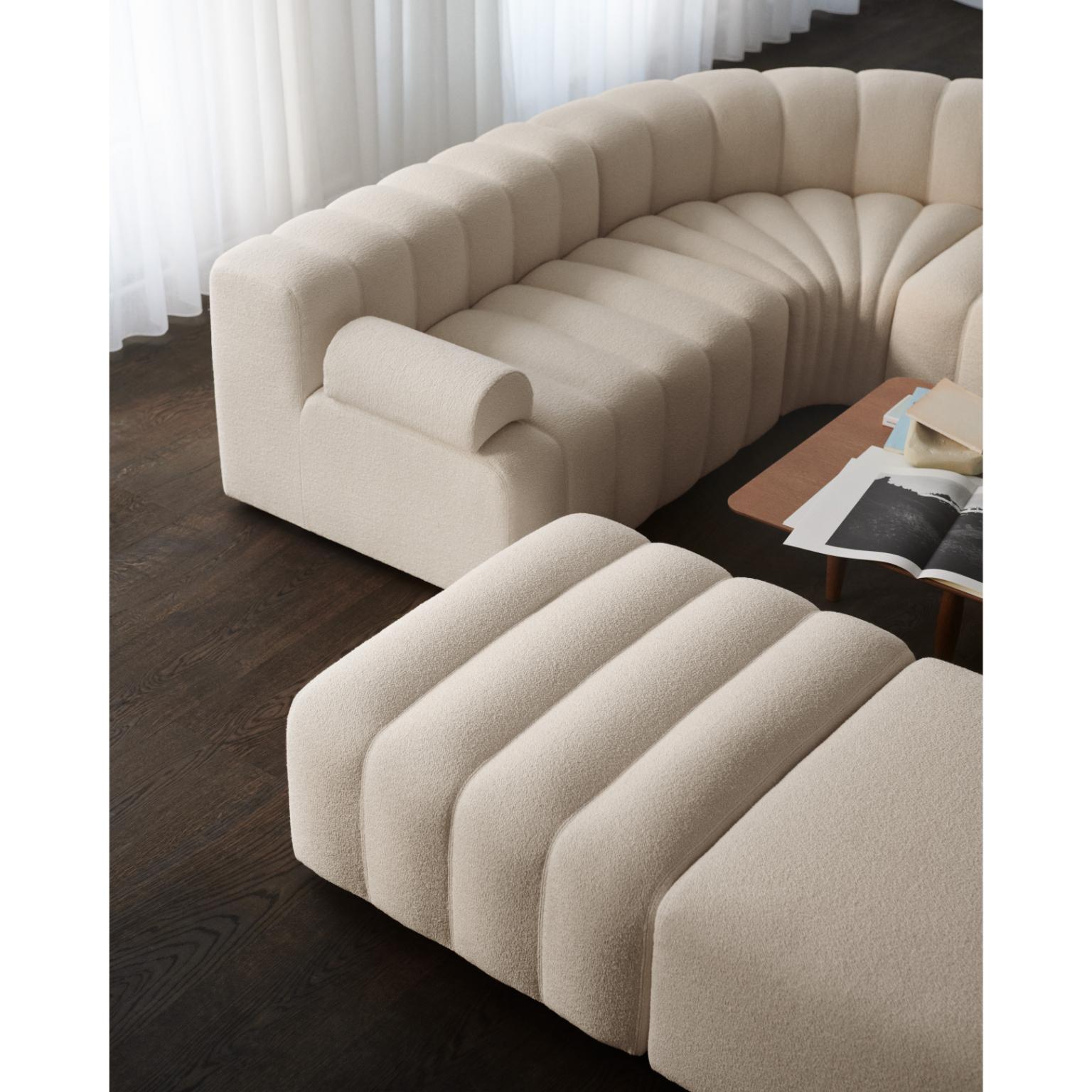 Upholstery Studio Lounge Large Left Modular Sofa With Short Armrest by NORR11