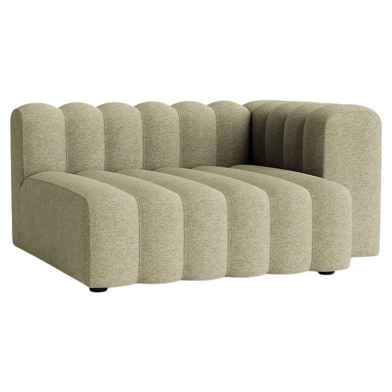 Studio Lounge Large Left Modular Sofa With Short Armrest by NORR11 For Sale