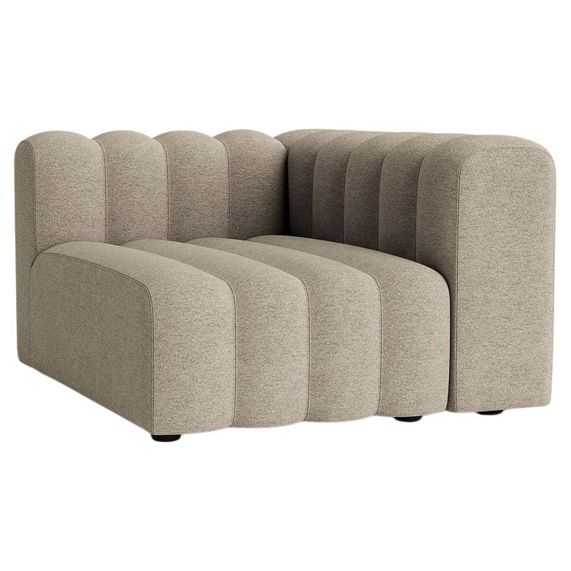 Studio Lounge Medium Left Modular Sofa With Armrest by NORR11 For Sale