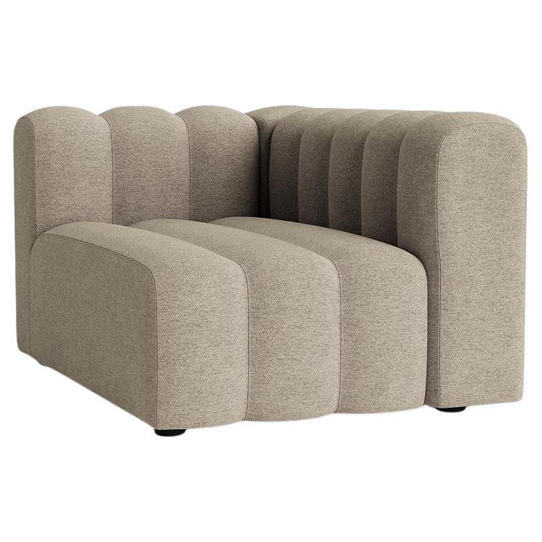 Studio Lounge Small Left Modular Sofa With Armrest by NORR11 For Sale