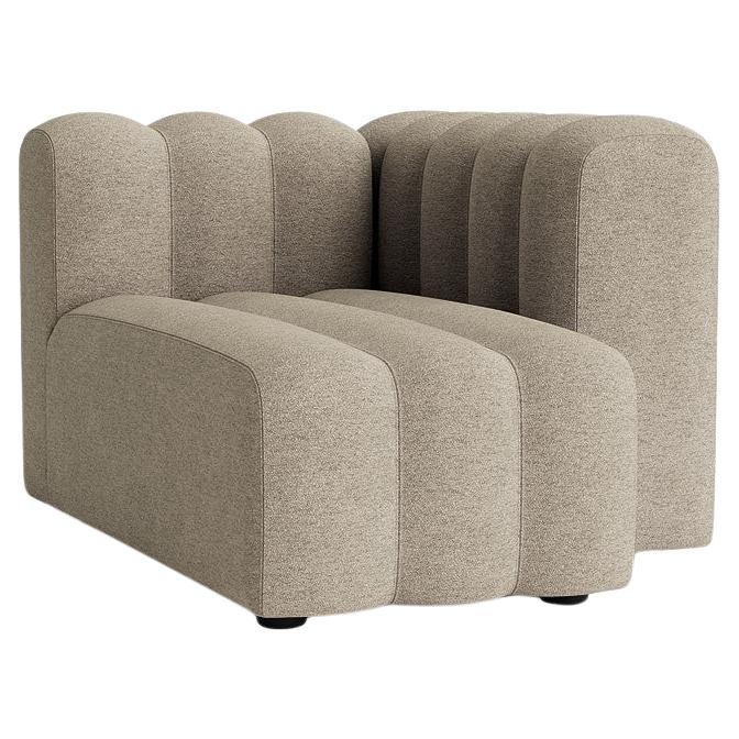 Studio Lounge Small Left Modular Sofa With Short Armrest by NORR11 For Sale
