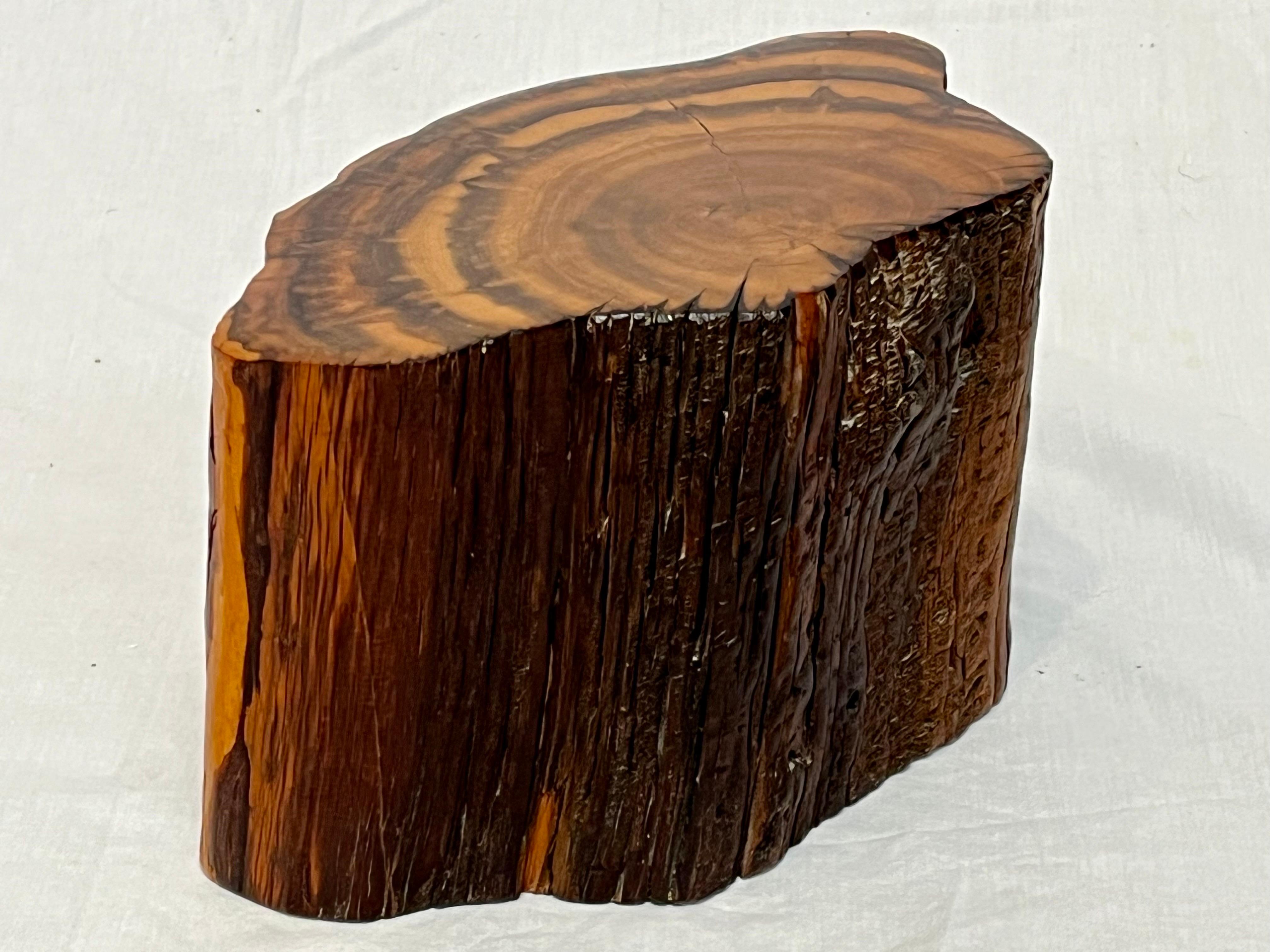 Studio Made American Organic Freeform Rustic Craft Wood Jewelry or Stash Box 5