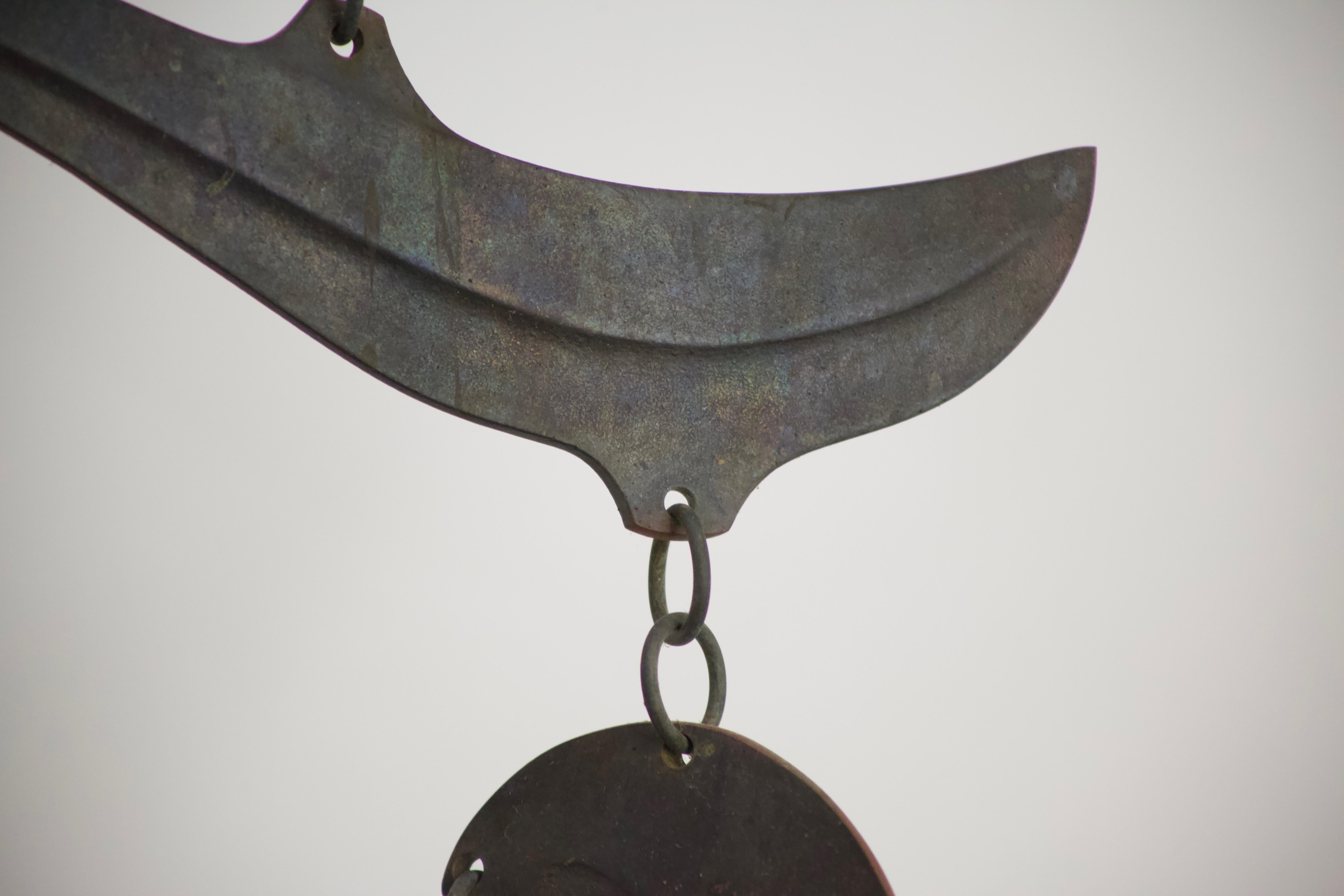 Studio Made Bronze Wind Chimes by Richard Fisher 1