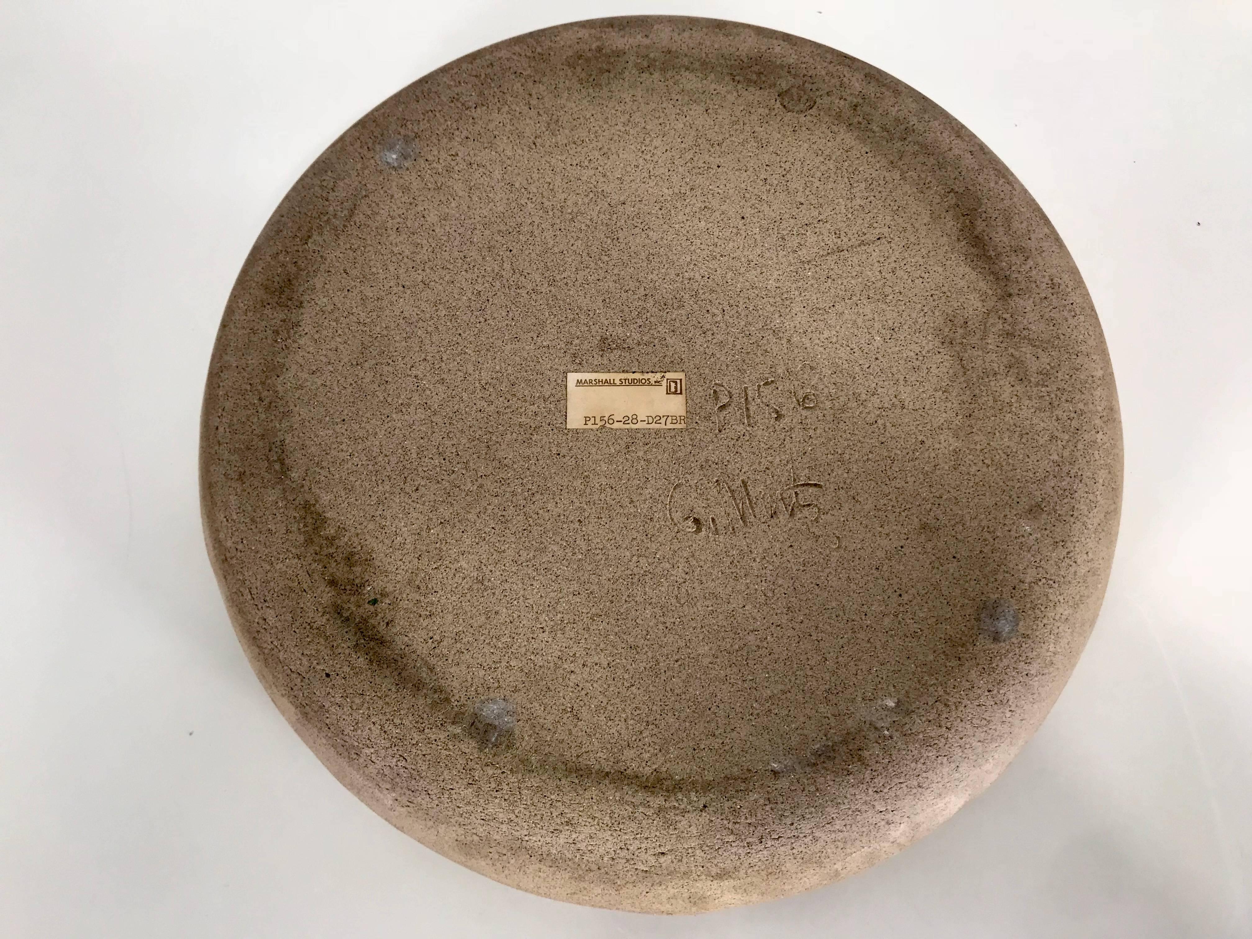 Mid-Century Modern Studio Made Ceramic Bowl by Gordon and Jane Martz for Marshall Studios For Sale