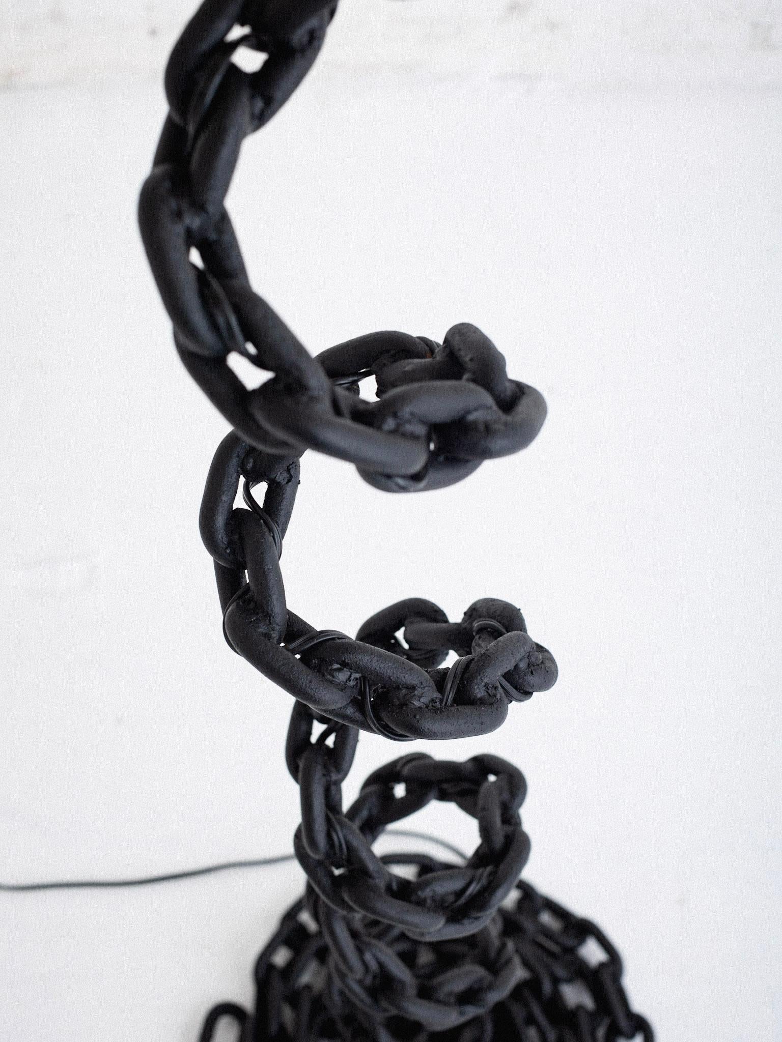 Studio Made Chain Link Floorlamp For Sale 4
