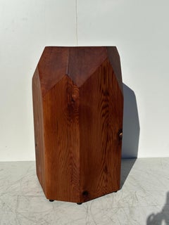 Studio Made Douglas Fir Sculptural Pedestal