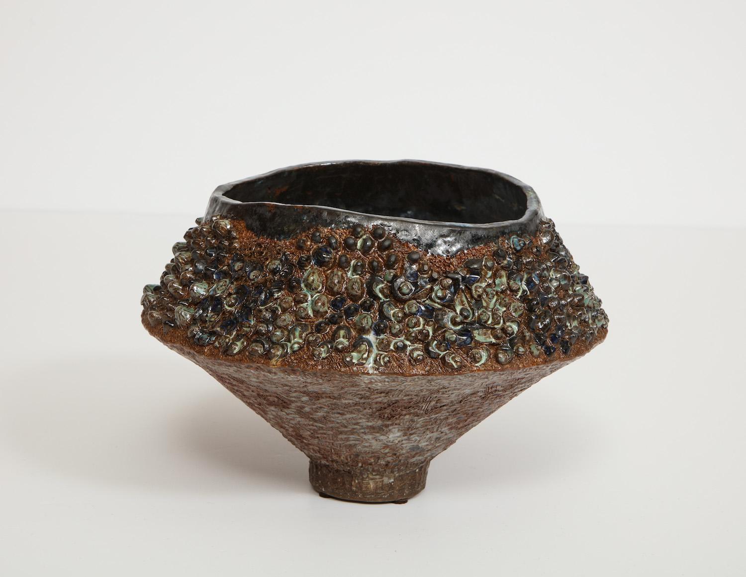 American Studio-Made Footed Bowl by Dena Zemsky