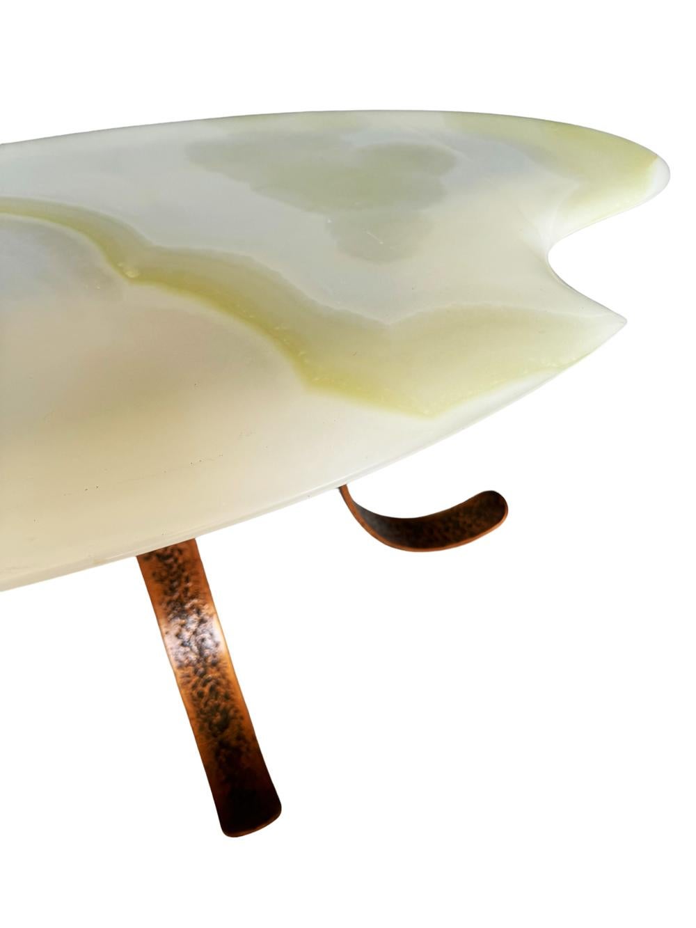 green onyx table