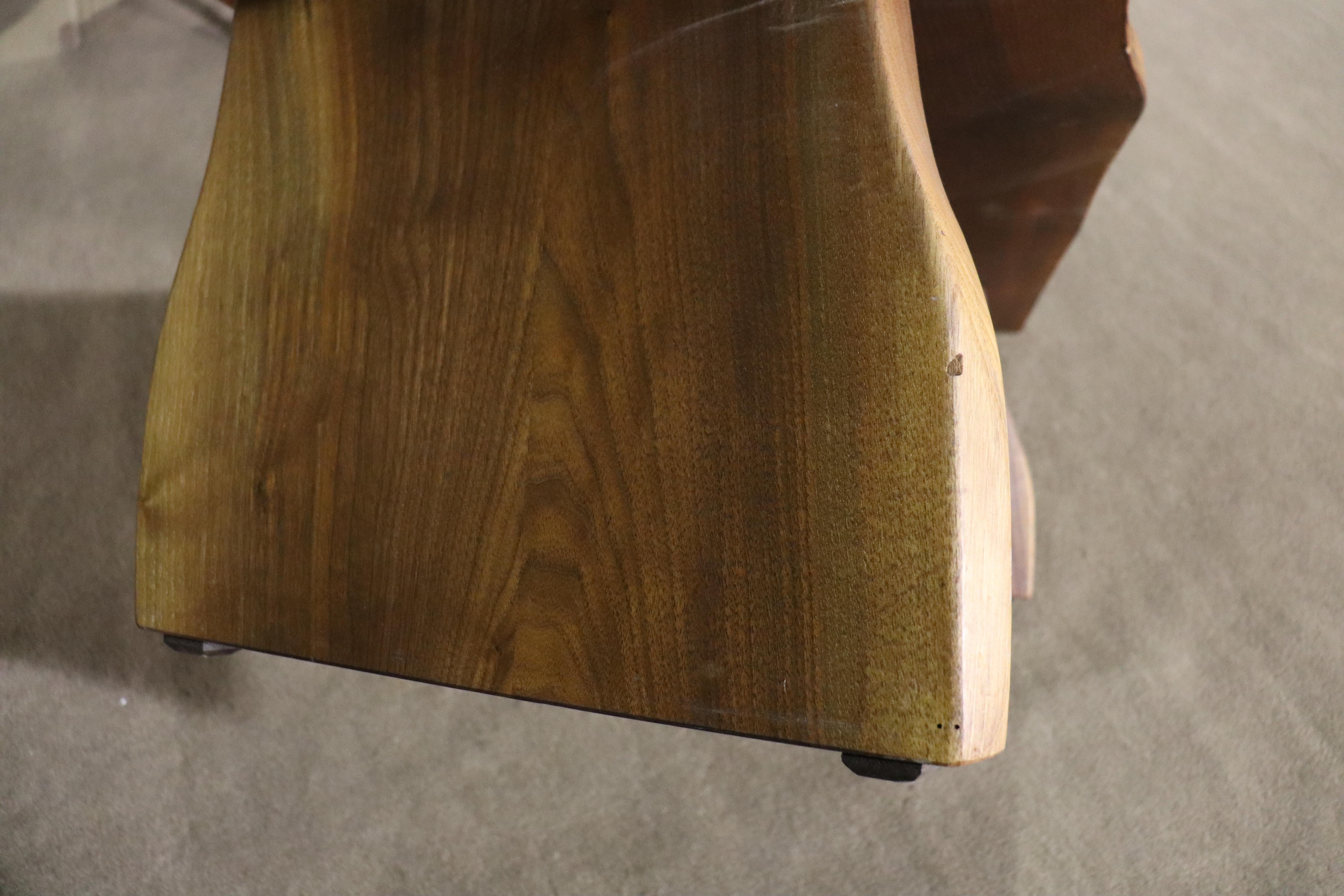 Studio Made Live Edge Coffee Table by Jeffrey Greene For Sale 5