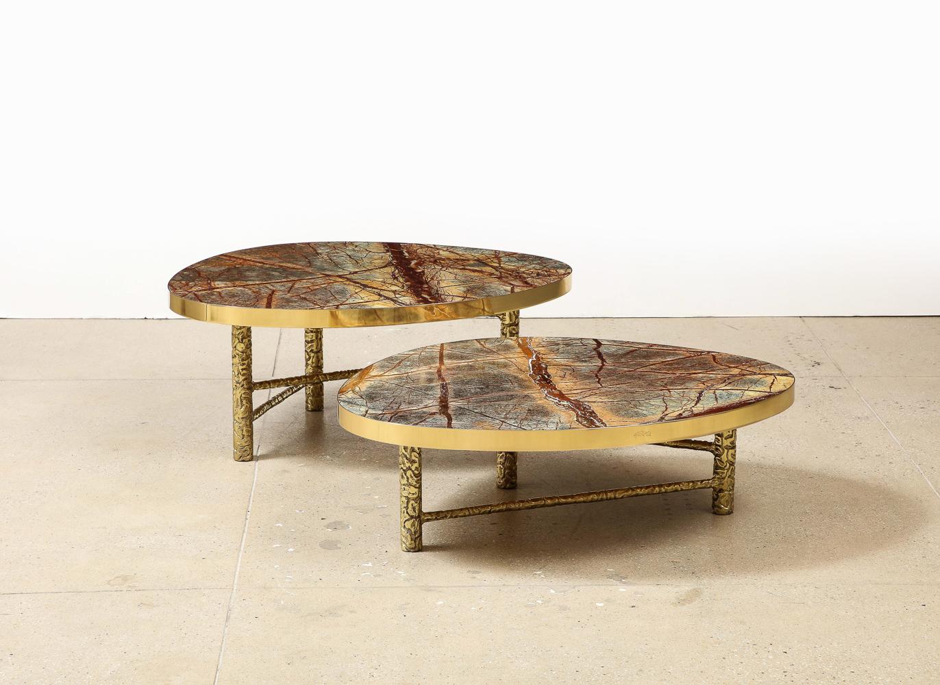 Studio-made Meteoris Tables by Arriau In New Condition For Sale In New York, NY