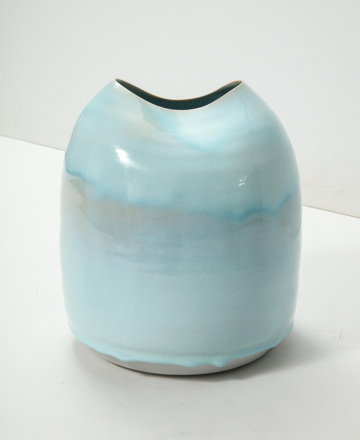 Modern Studio-Made Porcelain Vase by Tonya Gomez