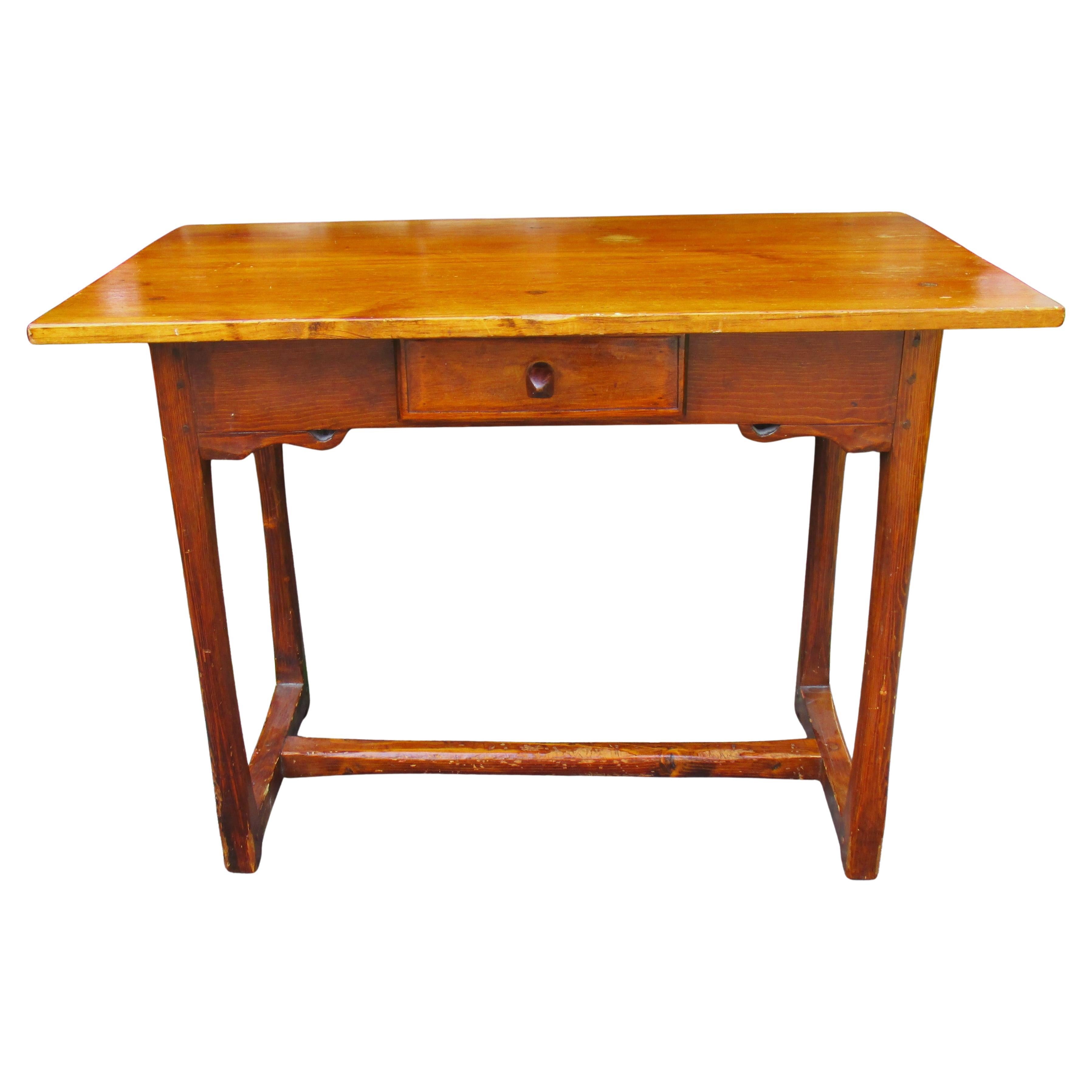 American Studio Made Rustic Pine Table - Saul Yalkert Craftsman, Circa 1930 im Angebot 9