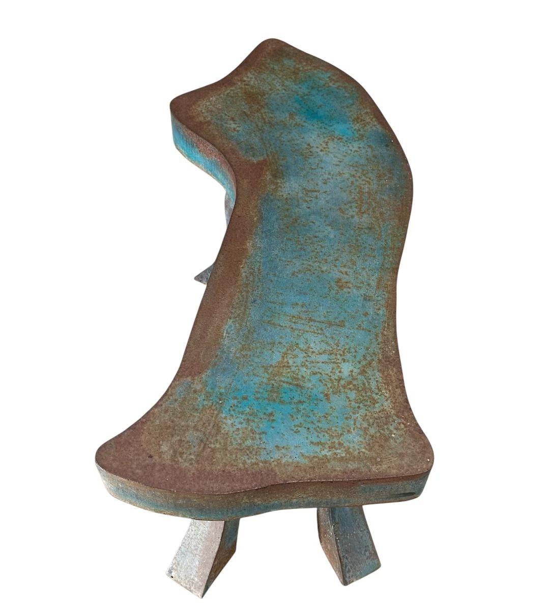 Banc en acier soudé fabriqué par Studio A, 1980 en vente 1