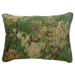 Studio Maison Nurita Colony "Marly" Green Linen Velvet Vedure Tapestry Pillow