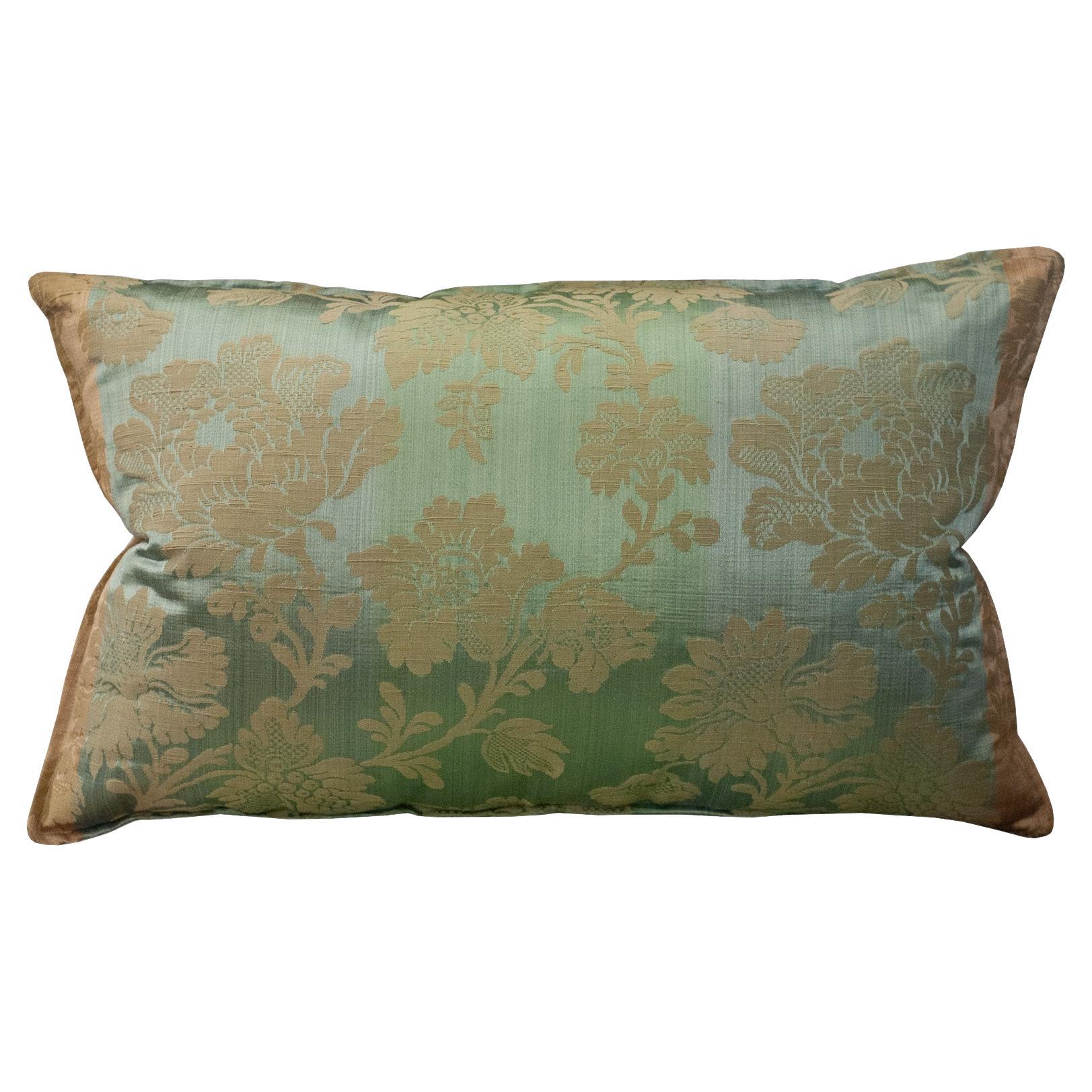 Studio Maison Nurita Multicolour Dégradé Floral Brocade Pillow For Sale