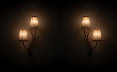 Studio A: Coppia di lampade da parete in ottone, Norvegia