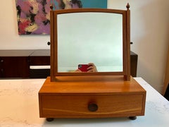 Studio Mixed Woods Jewelry Box with Mirror 1981 Robert Belander