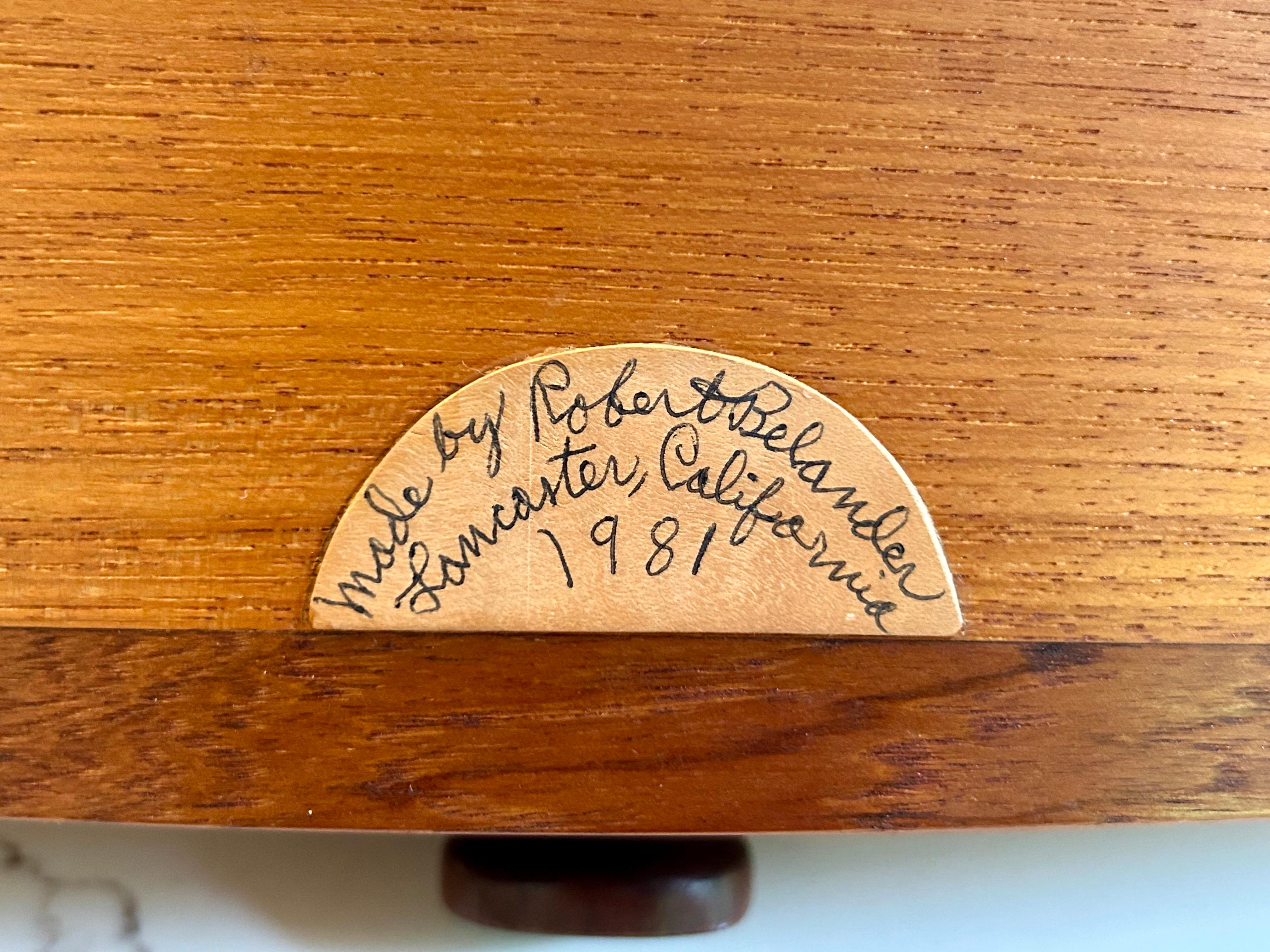 Moderne Boîte à bijoux de vanité en bois mélangé de Studio 1981 Robert Belander en vente