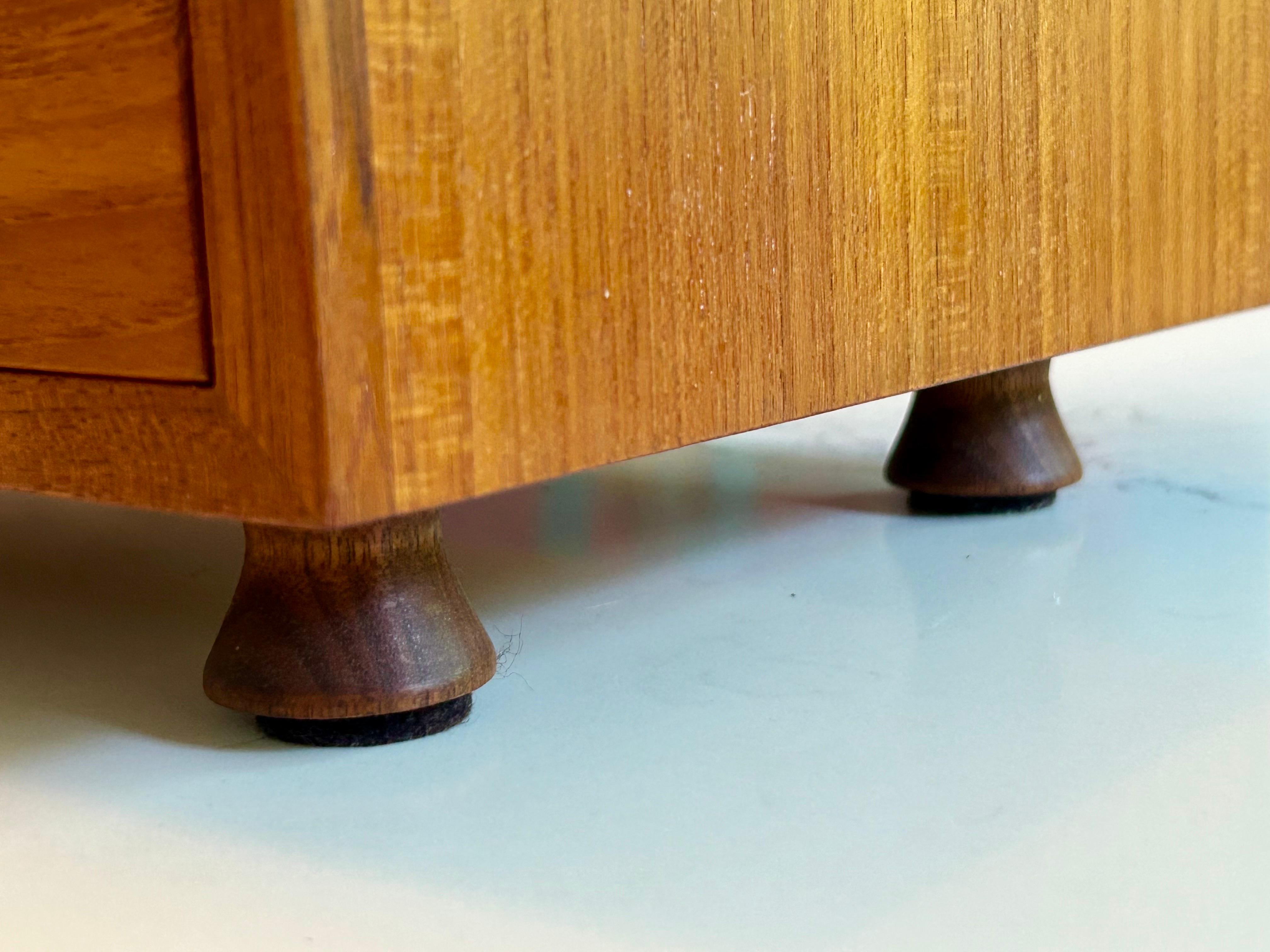 20ième siècle Boîte à bijoux de vanité en bois mélangé de Studio 1981 Robert Belander en vente