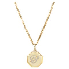 Studio Mullins Mary Initial Pendant