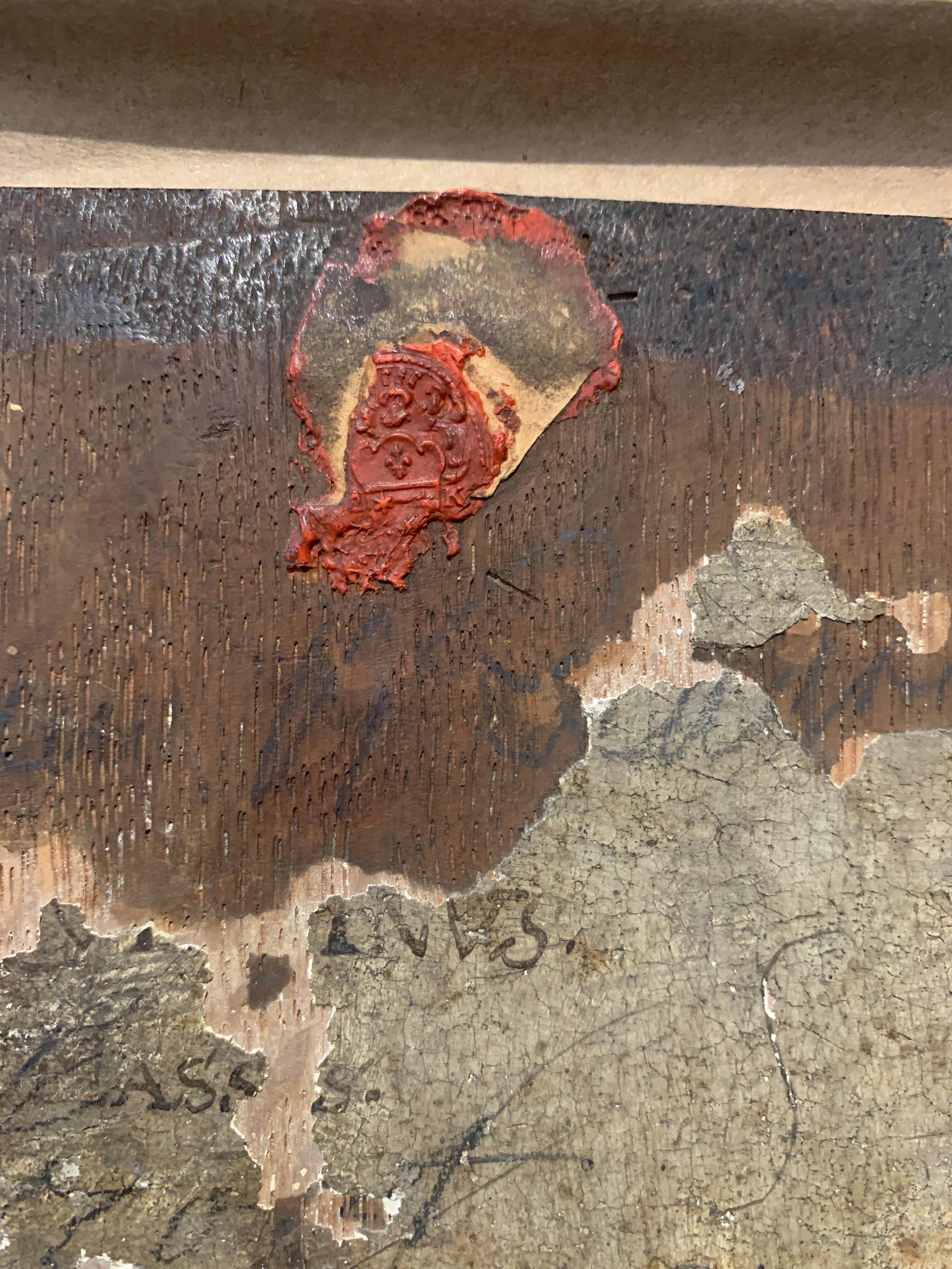 La Vergine e il Bambino in trono - Painting Scuola olandese di Studio of Adriaen Isenbrandt