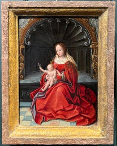 The Virgin and Child Enthroned