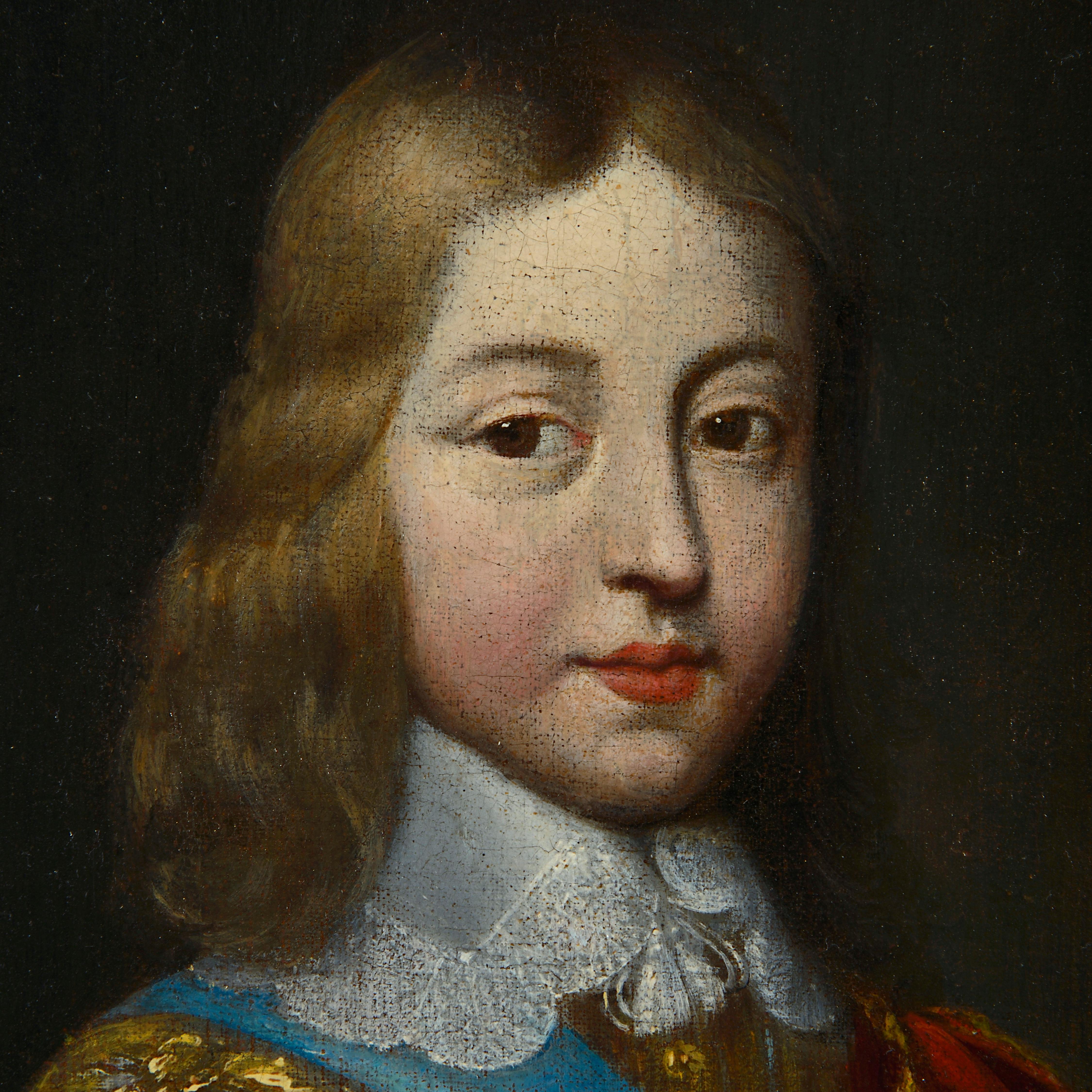 Studio of Charles Beaubrun, 17th century
Portrait of King Louis XIV of France
Oil on canvas; held in an ebonised and parcel gilded frame
Provenance: Private Collection, England

Henri and Charles Beaubrun were first cousins from a large family