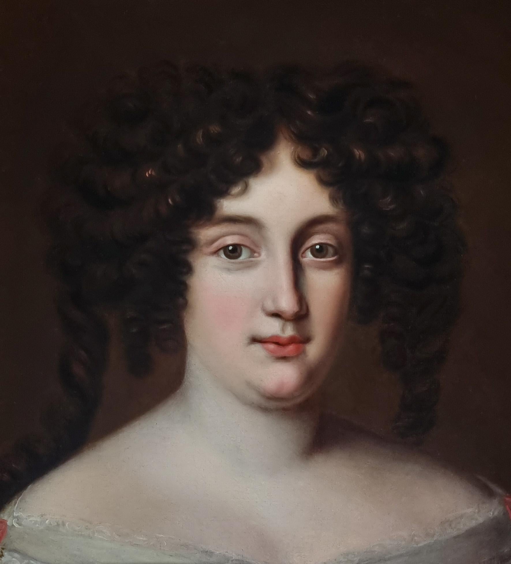 Porträt einer Dame, Maria Virginia Borghese, Chigi, Prinzessin Farnese, Öl auf Leinwand im Angebot 4