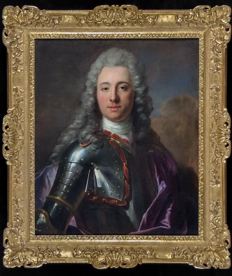 Studio of Louis Tocque - French Portrait of Gentleman wearing Armour ...