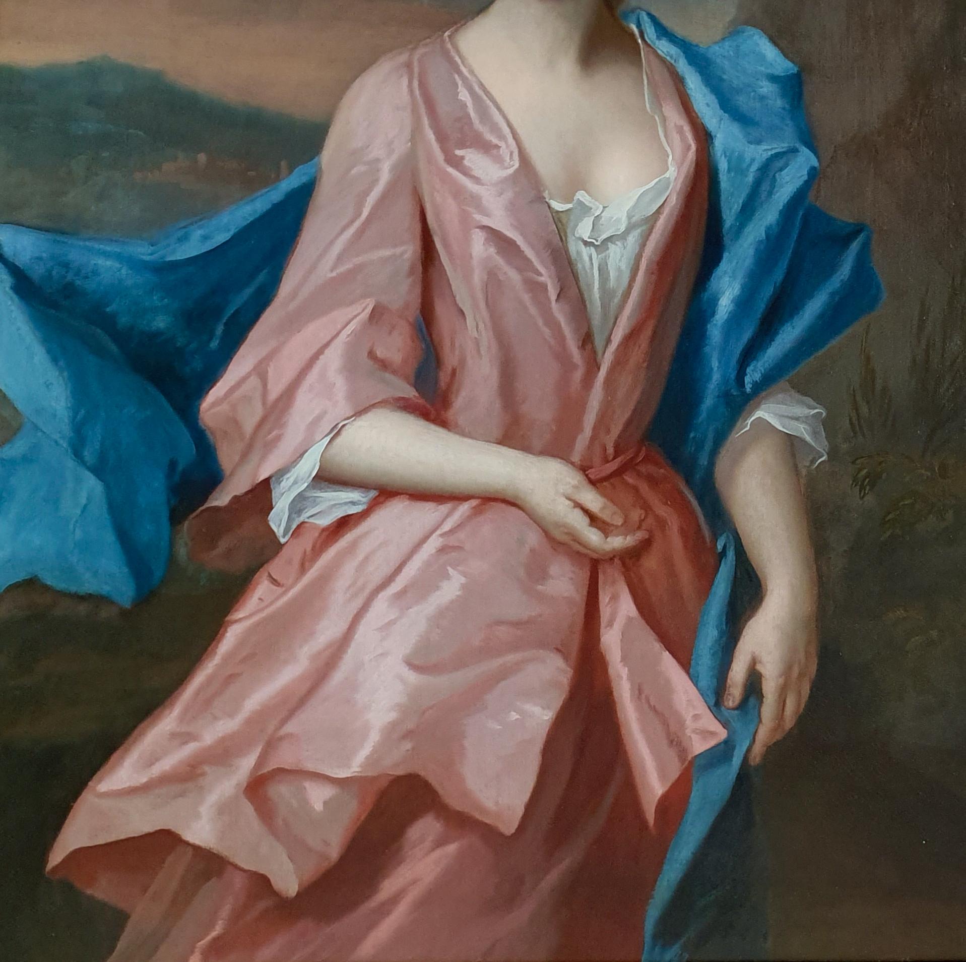 PORTRAIT of Mary Davison, Lady Eden (c.1710-1794) c.1725 - Old Masters Painting by Michael Dahl
