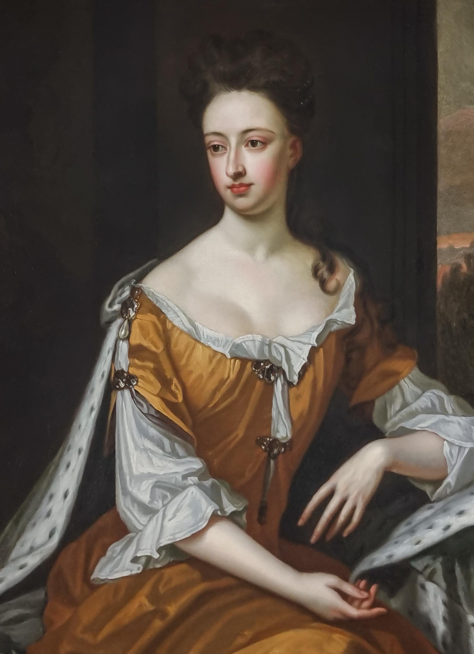 Portrait of Lady, Mary Sackville, Countess of Dorset, Studio of Godfrey Kneller - Old Masters Painting by studio of Sir Godfrey Kneller