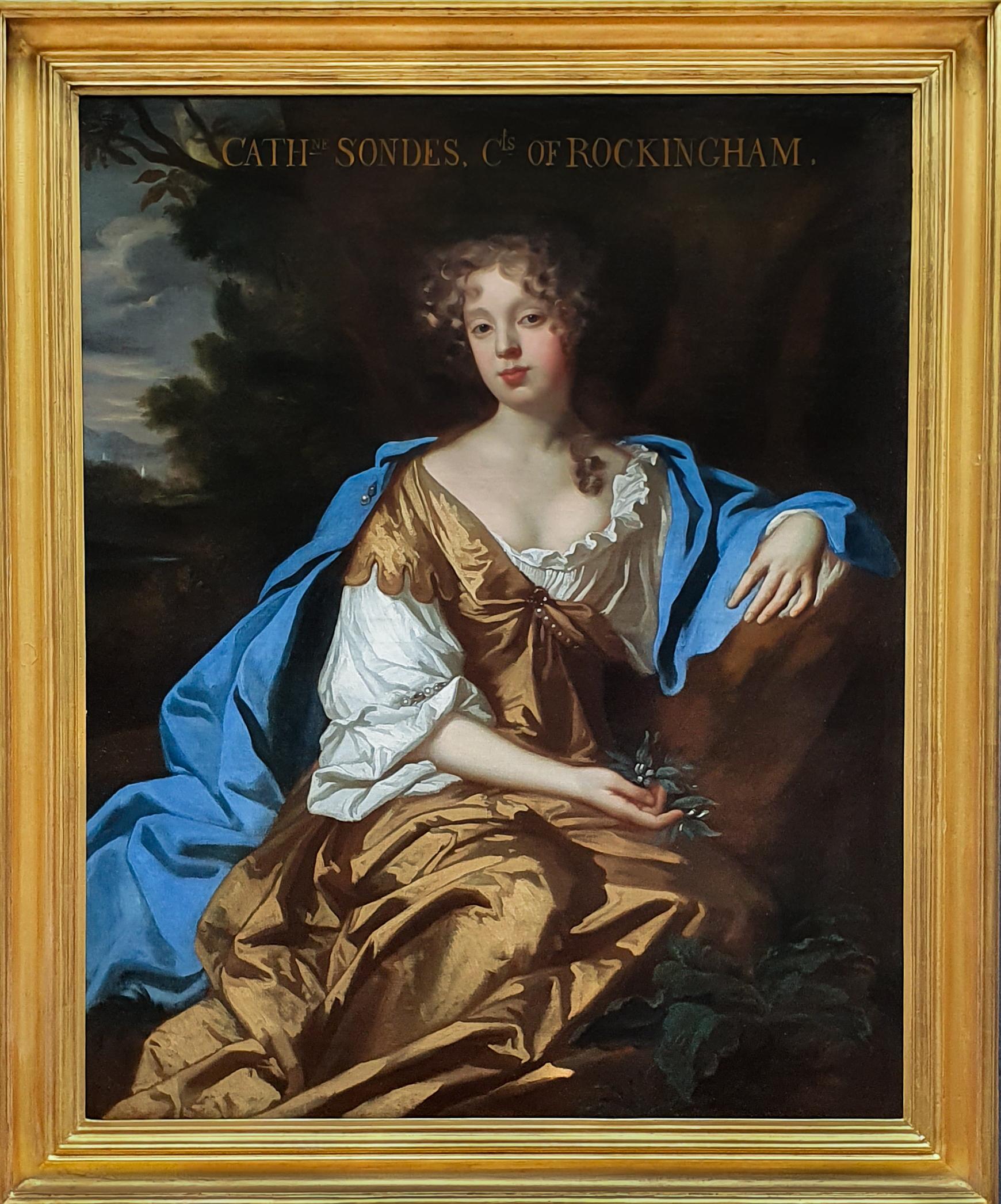 Studio of Sir Peter Lely Portrait Painting - Portrait of Catherine Watson, Countess of Rockington (1658-1695)