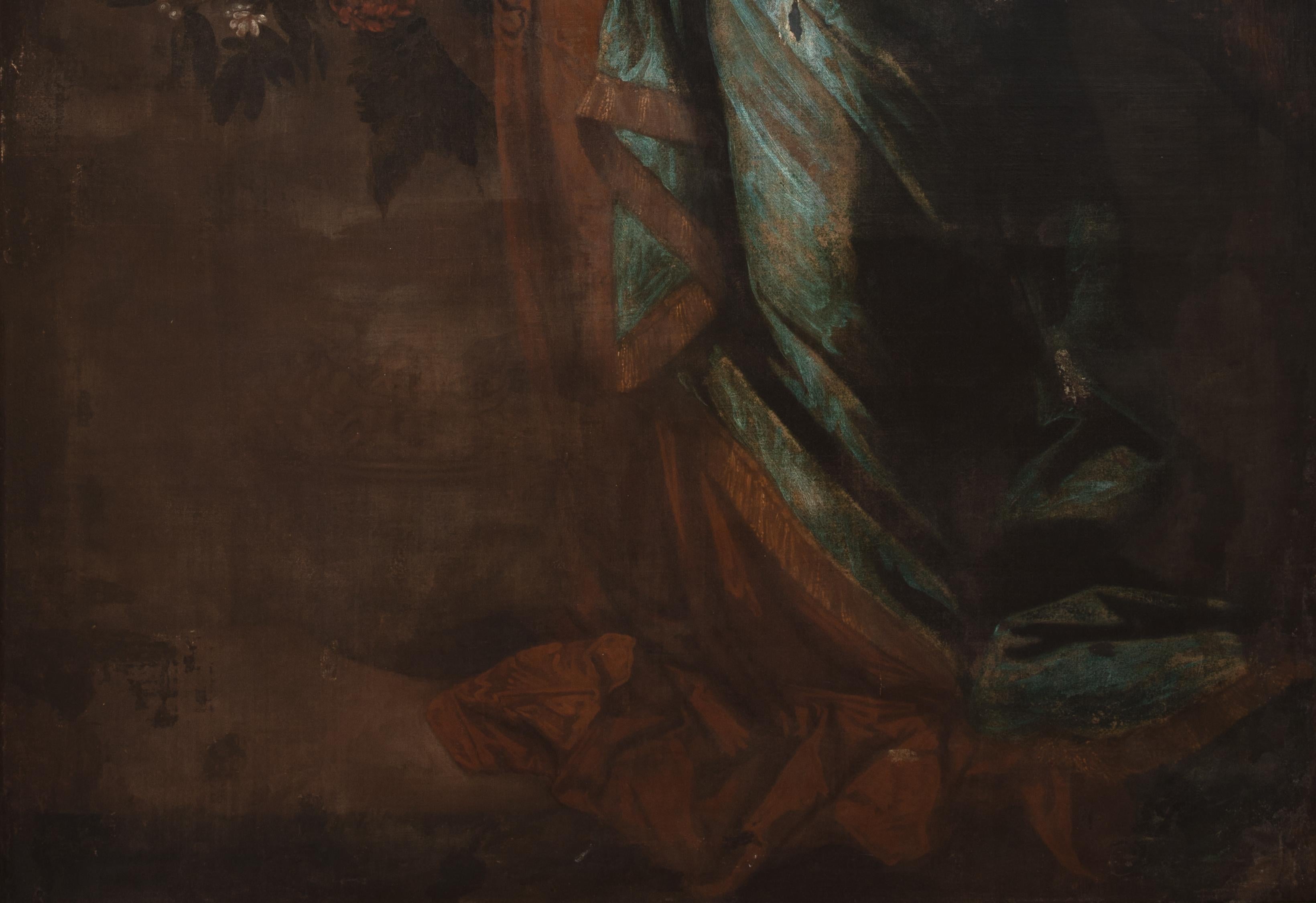 Portrait Of Mary Of Modena, Queen Of England, 17th Century  Studio Of SIR PETER For Sale 1