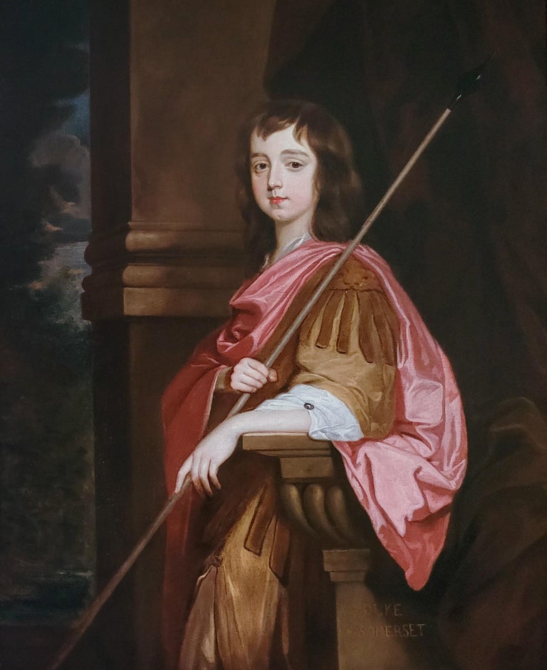 Portrait of William Seymour, 3rd Duke of Somerset (1652-1671), circa 1658 - Old Masters Painting by Studio of Sir Peter Lely