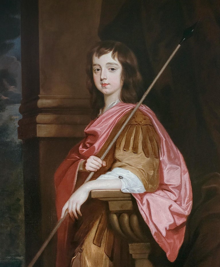 Portrait of William Seymour, 3rd Duke of Somerset (1652-1671), circa 1658 - Brown Portrait Painting by Studio of Sir Peter Lely