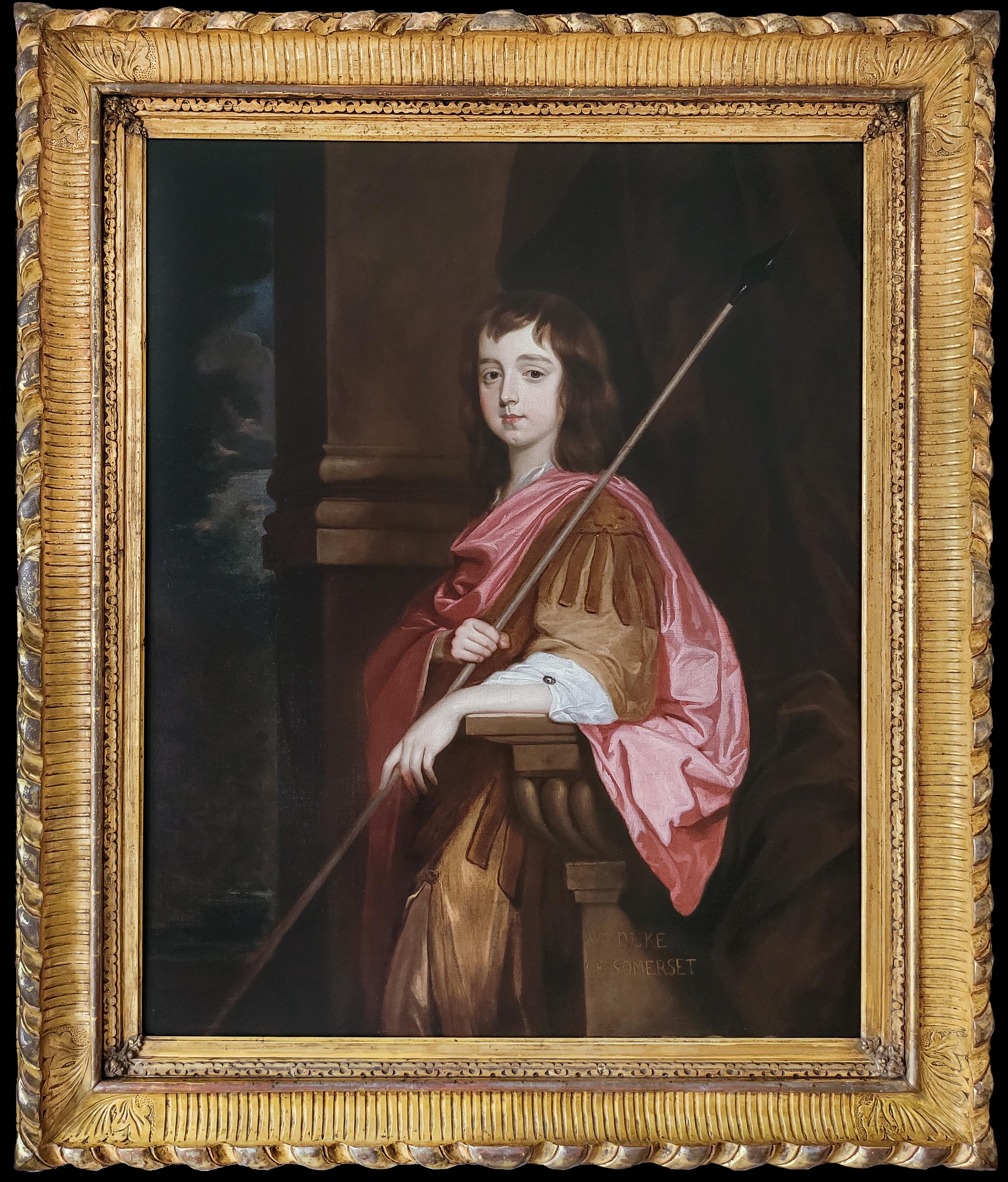 Portrait of a Gentleman, William Seymour, 3rd Duke of Somerset, Oil Painting - Old Masters Art by Studio of Sir Peter Lely