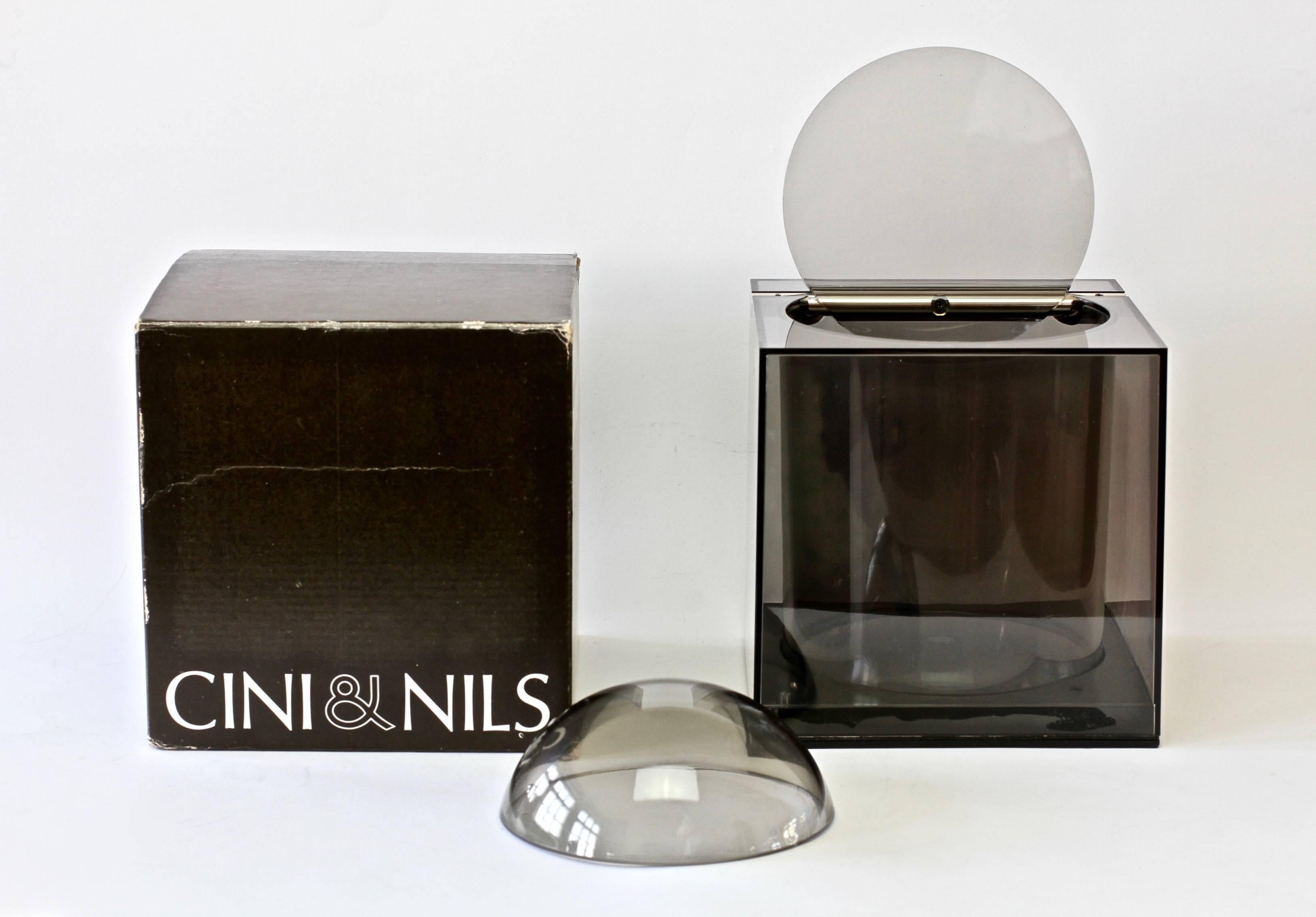 Studio Opi Getönter Acryl-Eiskübel oder -Halter für Cini & Nils:: Mailand:: 1970er Jahre 8