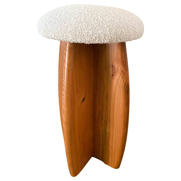 Studio Osklo Stool 1, Counter Height in Knotty Pine at 1stDibs