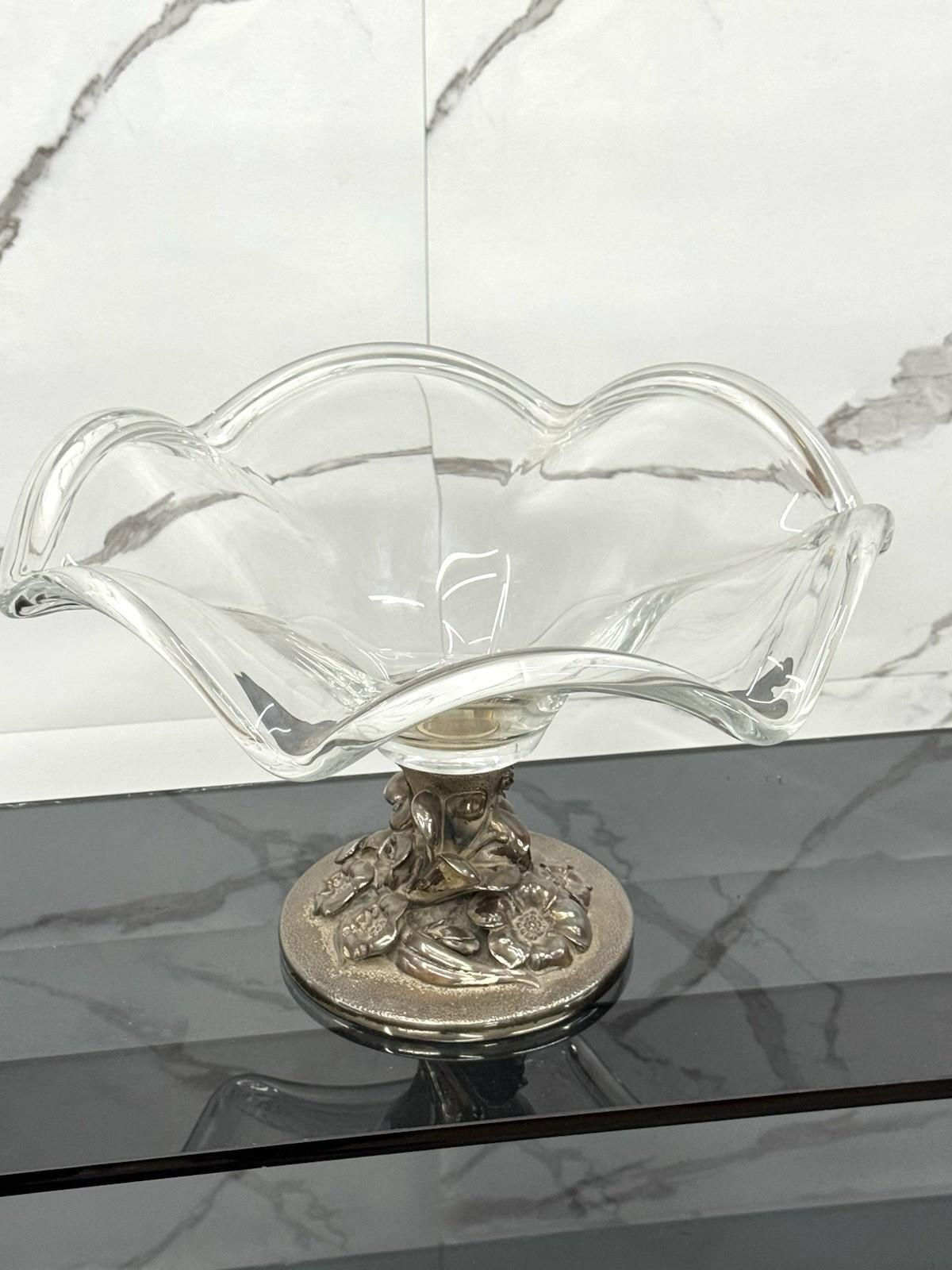 Late 20th Century Studio Ottaviani Centrotavola Cristallo 1970’s Design Luxury For Sale