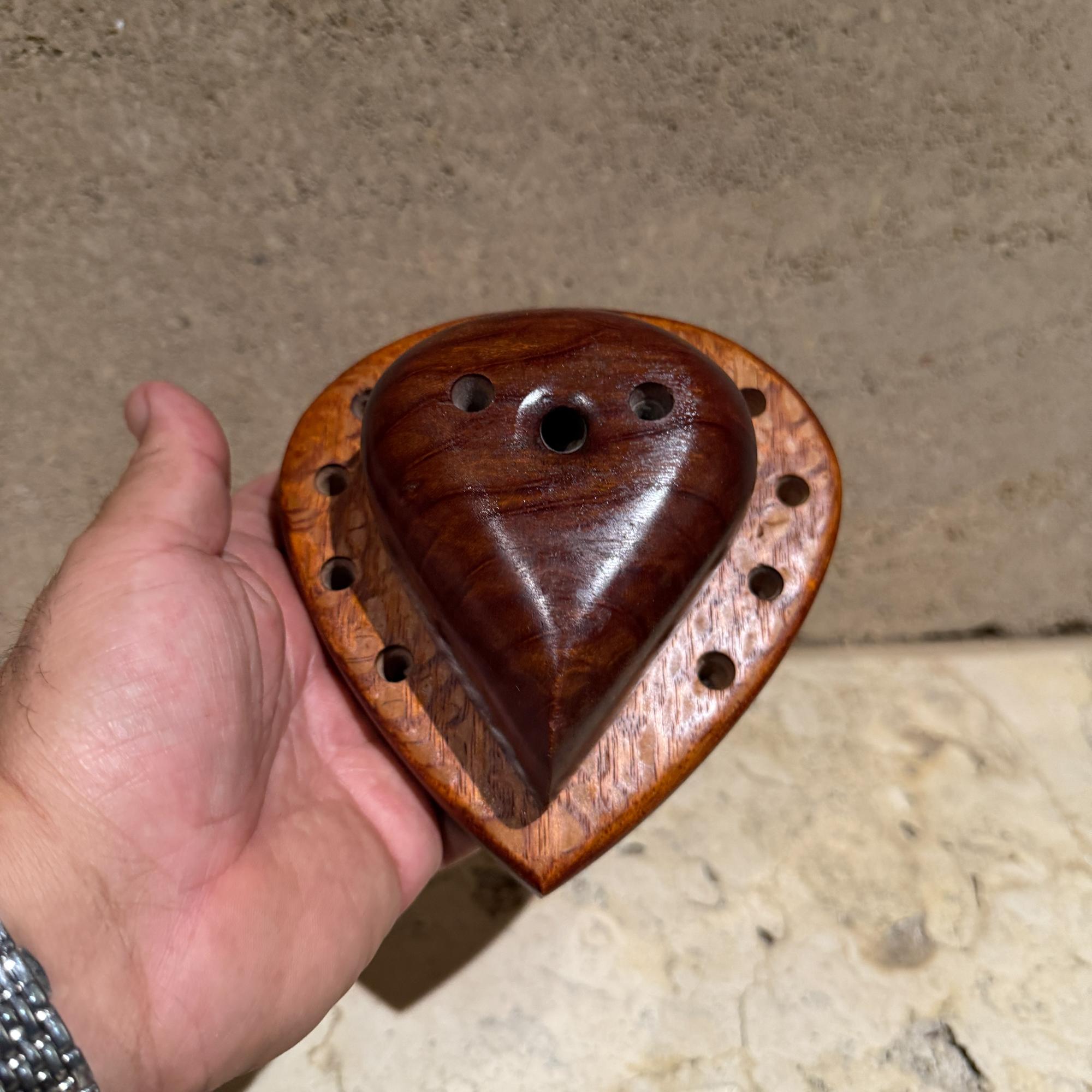 Studio Pencil Holder Custom Wood Organic Modern Nakashima Era For Sale 5