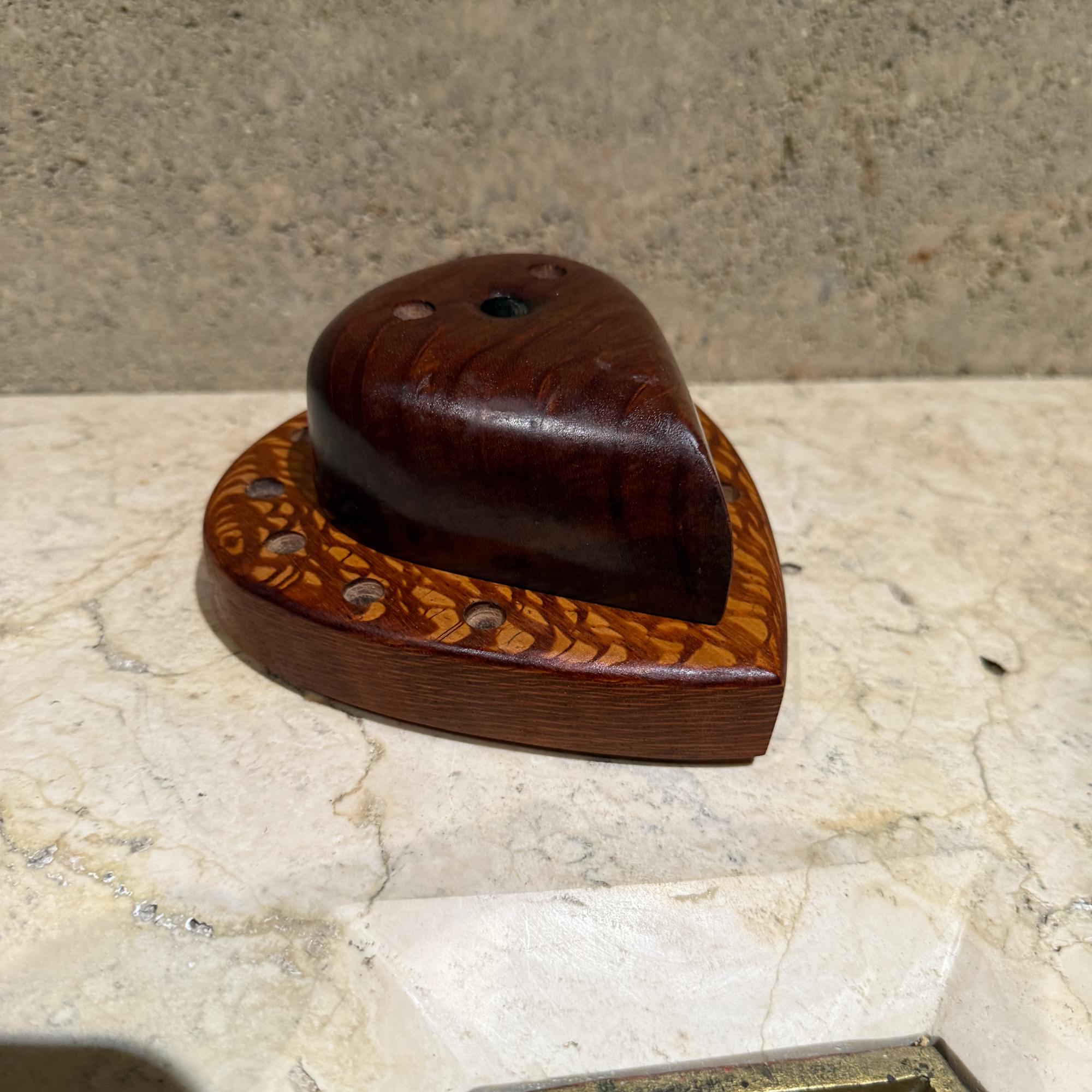 Studio Pencil Holder Custom Wood Organic Modern Nakashima Era For Sale 7