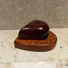 Studio Pencil Holder Custom Wood Organic Modern Nakashima Era