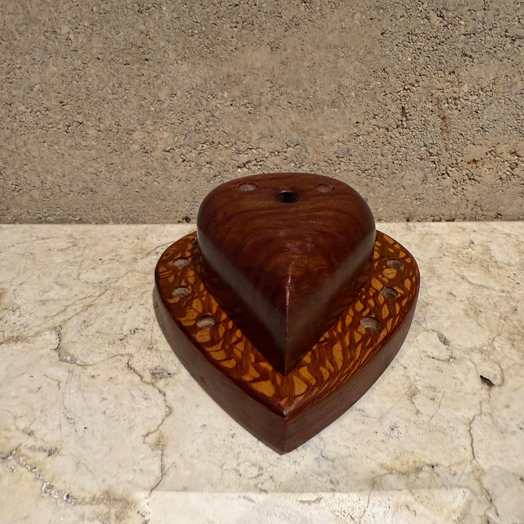 American Studio Pencil Holder Custom Wood Organic Modern Nakashima Era For Sale