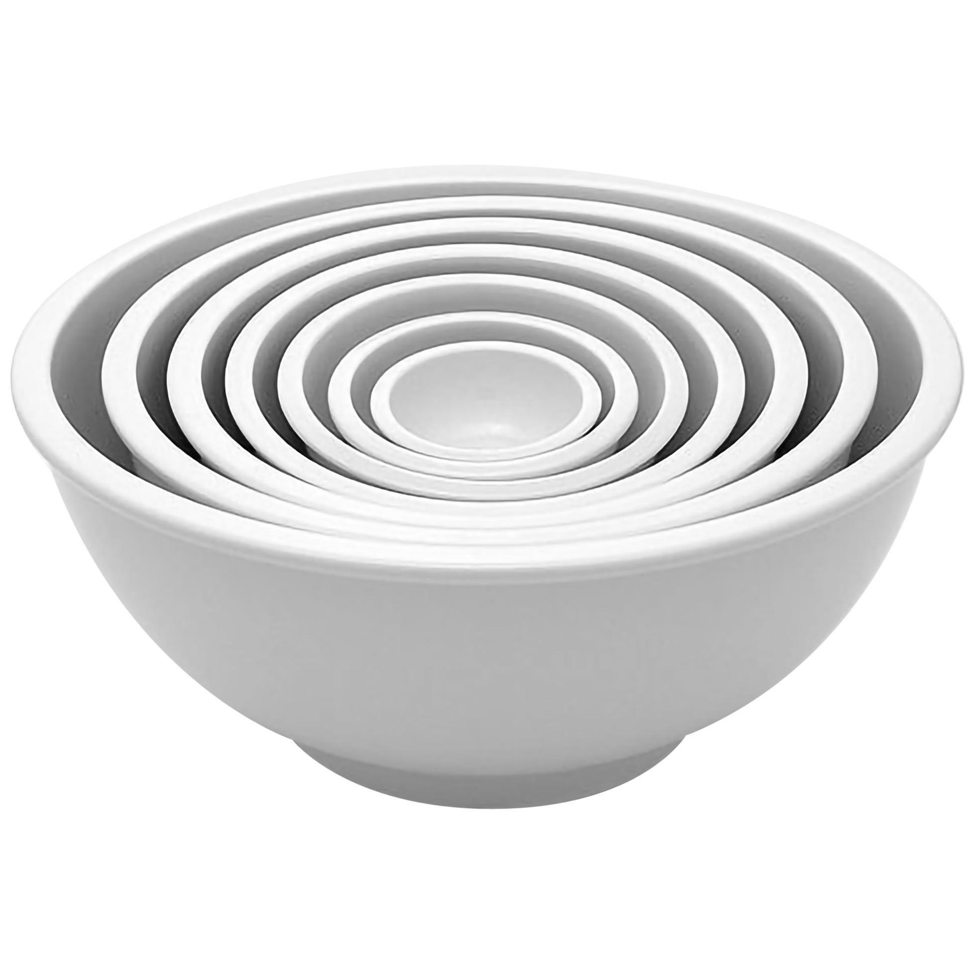 Studio Pieter Stockmans 7 in 1 White Bowls For Sale