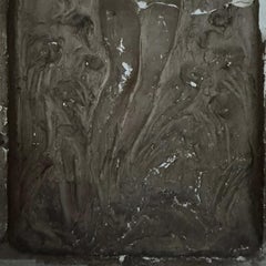 Studio Plaster Bas-Relief by Charles Filleul – Depicting a Nymph