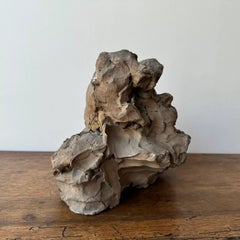 Studio plaster by Ch. Filleul – child embracing a nude woman, 20th century