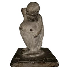 Studio plaster by Charles Filleul – Child holding an amphora.