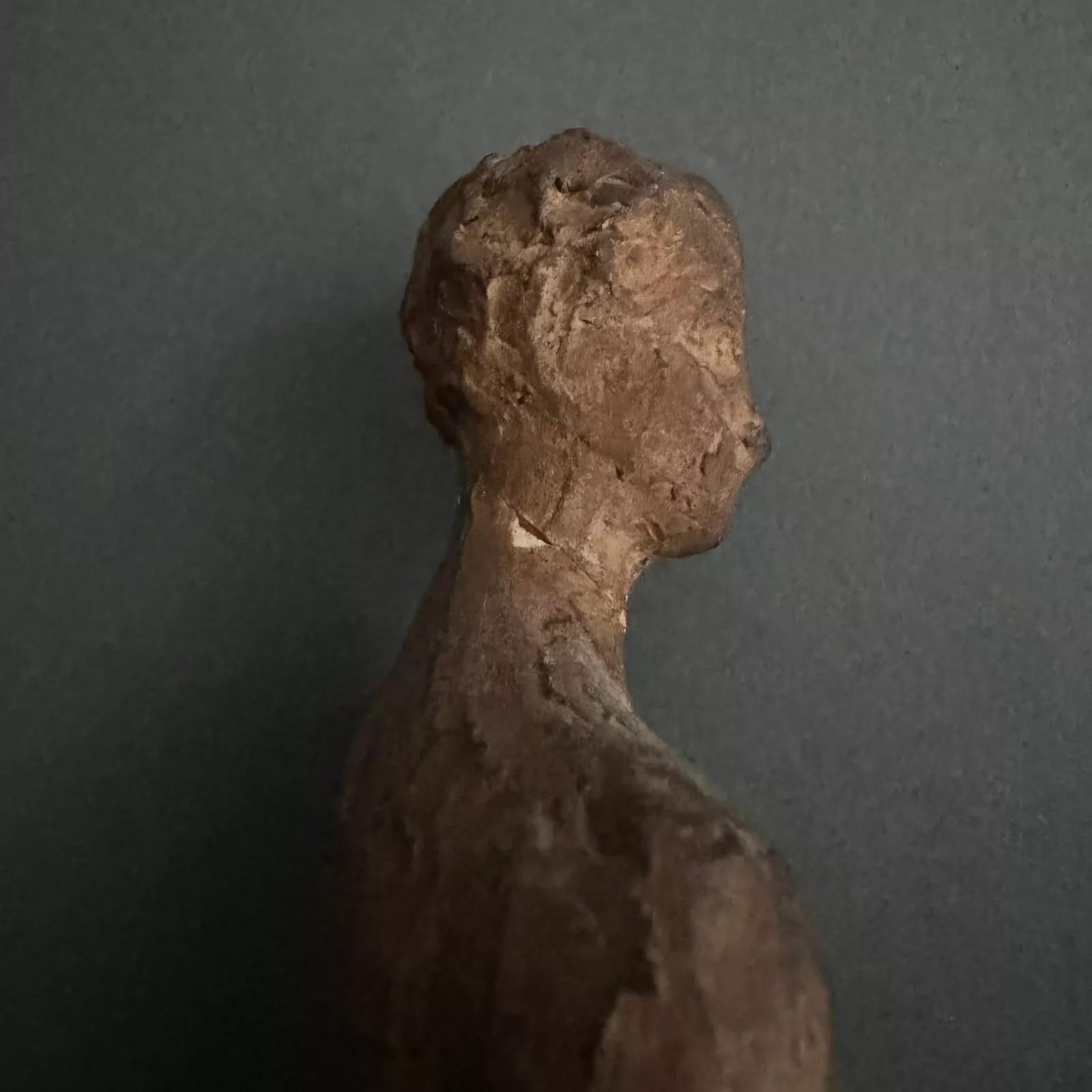 Studio plaster by Charles Filleul – Classical-style male figure. en vente 2