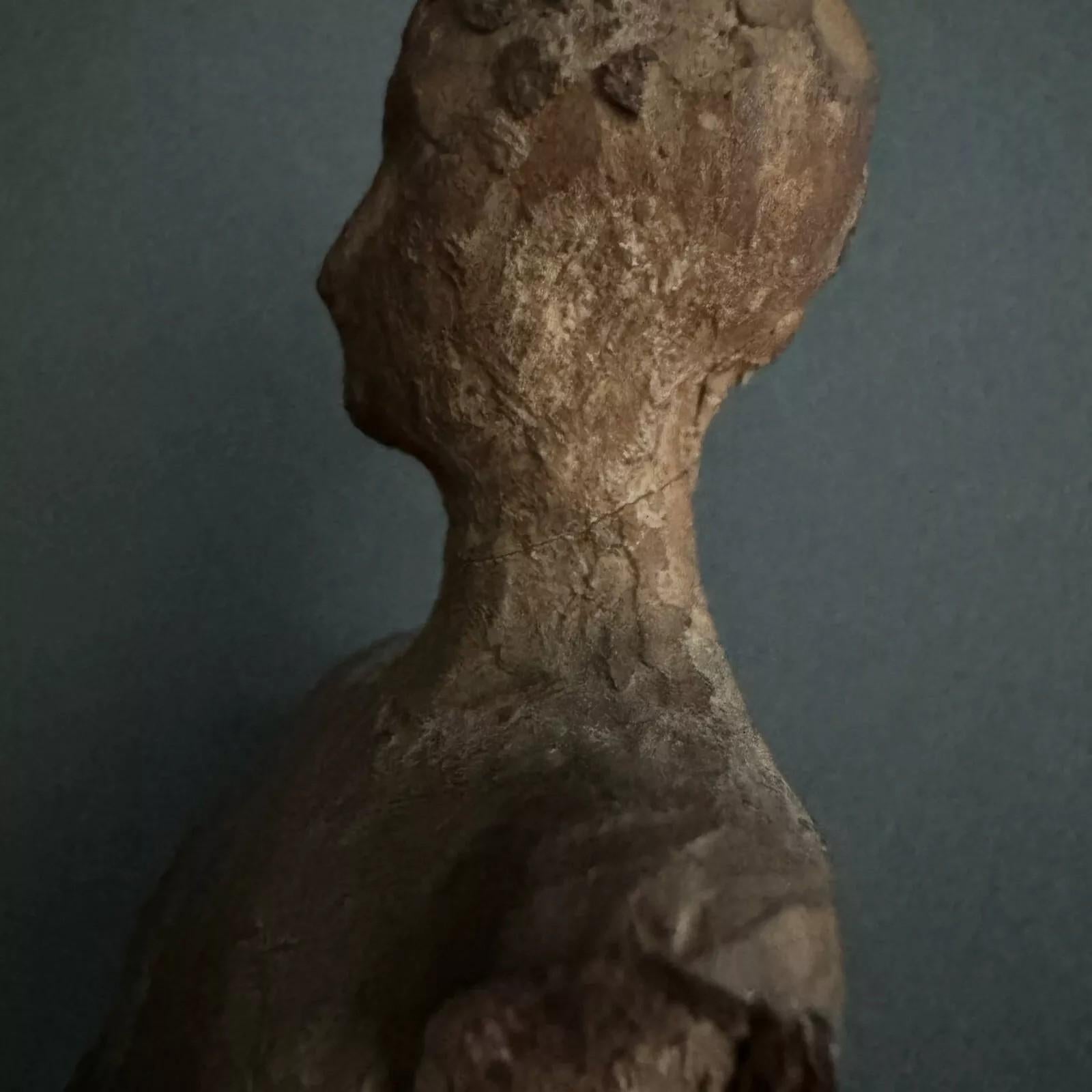 Studio plaster by Charles Filleul – Classical-style male figure. en vente 3