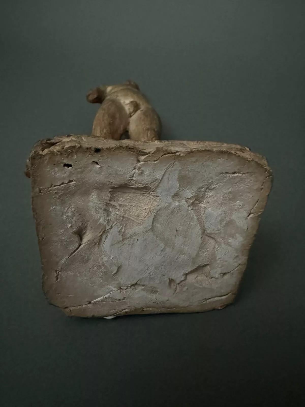 Studio plaster by Charles Filleul – Classical-style male figure. en vente 4